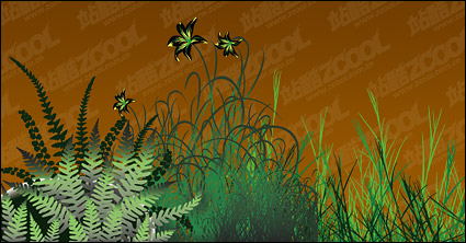 flowers vector material