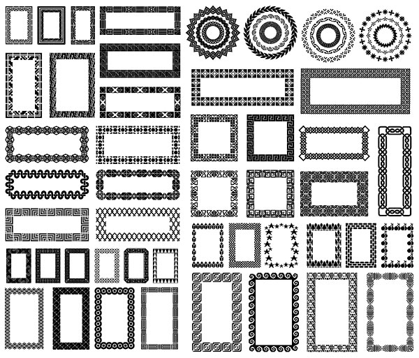 Lace border Vector 