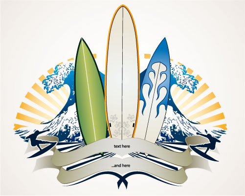 Skateboard vector pattern
