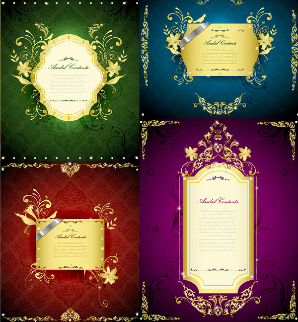 Ribbon pattern, lace Vector 