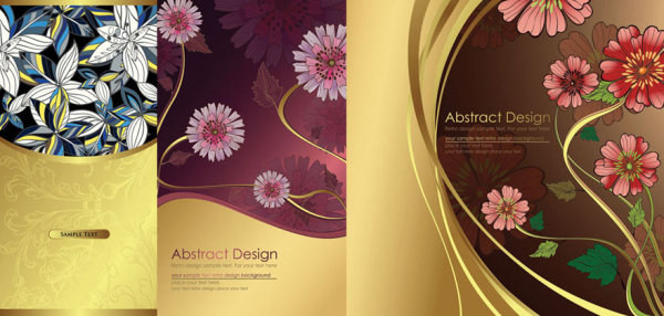Traditional pattern background vector of material
 