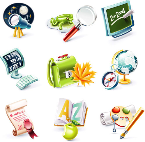 Alternative icon vector material
