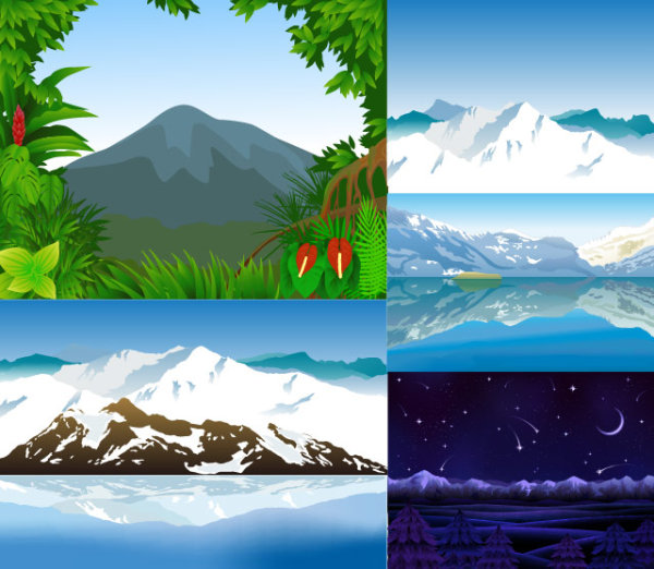 Vector Mountains