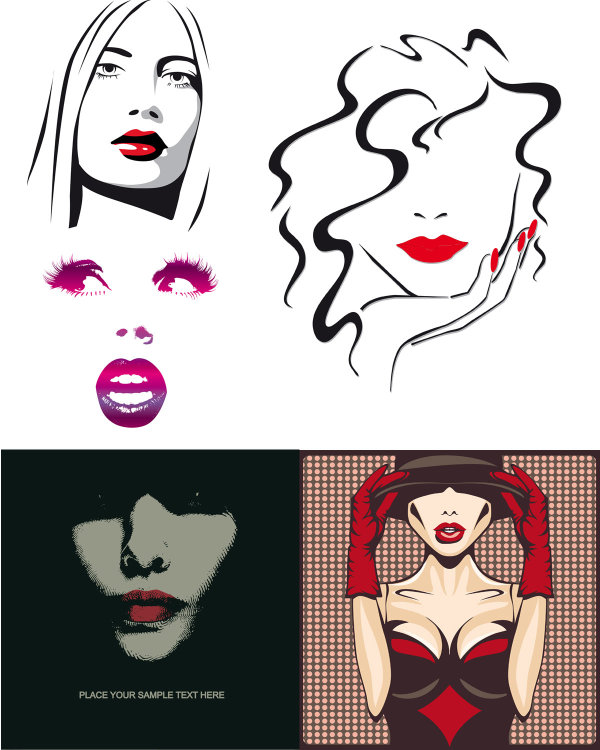 Sexy girl lips 