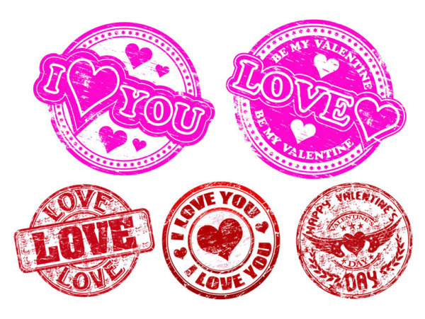 LOVE badge Vector
