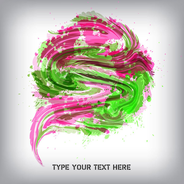  The dazzling of paint pigment pattern 02-- vector material