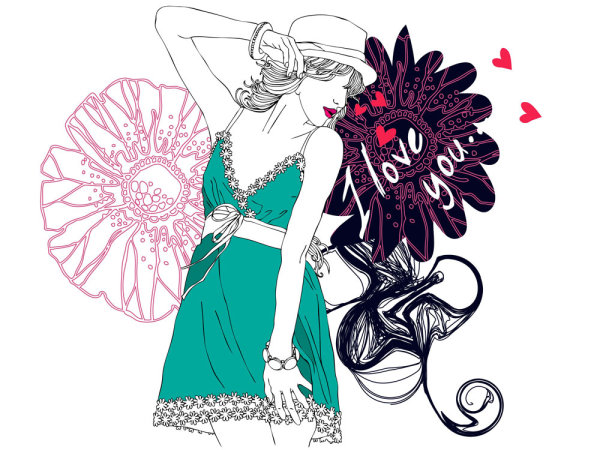 Fashion beauty - vector