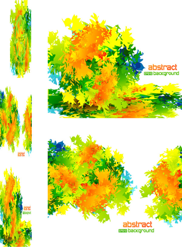 Green textured background abstract vector material