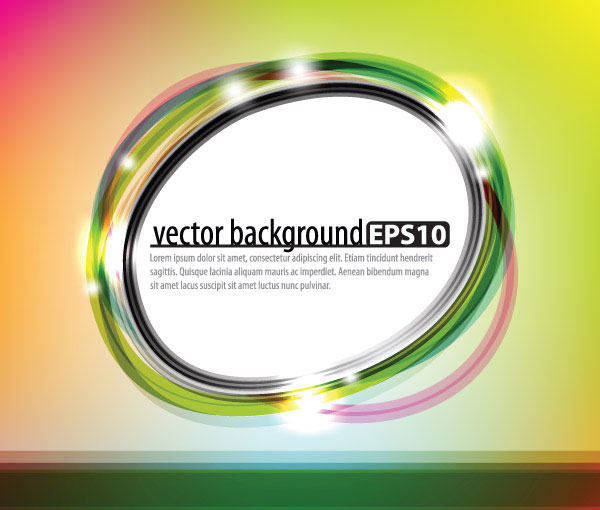 Light the frame vector material -5