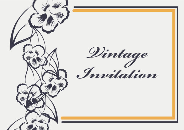 Fine pattern border background 07 - vector