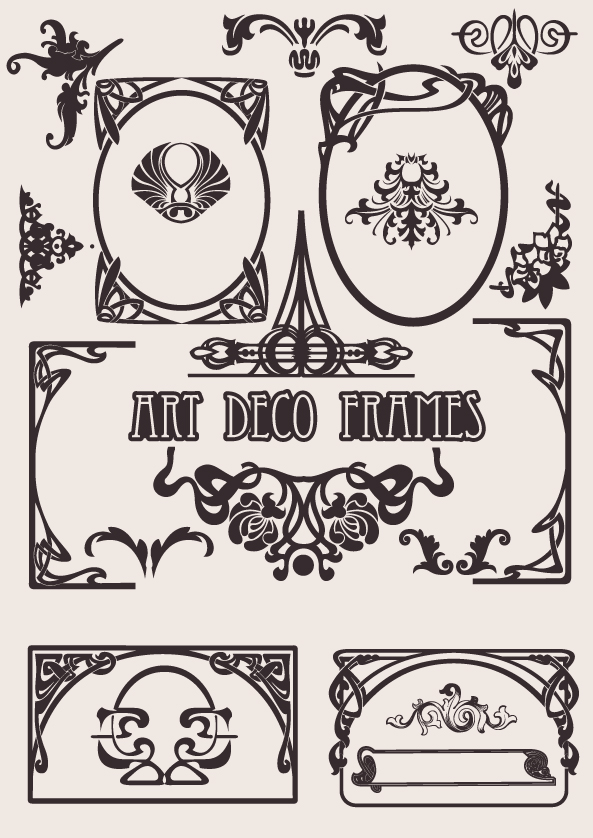European background pattern material 02-- vector material