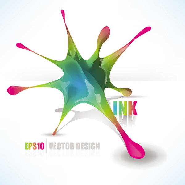 Colorful background 04-- vector material