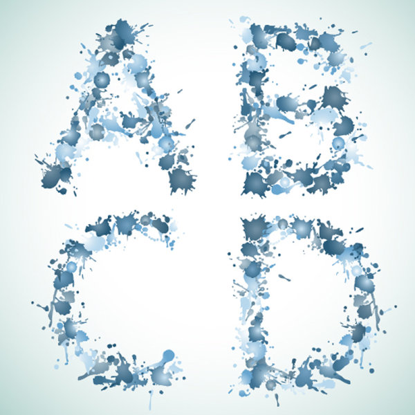 Font Design Series 53 - vector material
