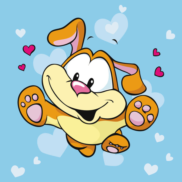 Cartoon animals image 03 - vector material