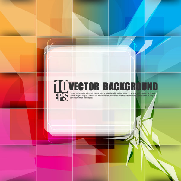 Brilliant fashion background 05 - vector material