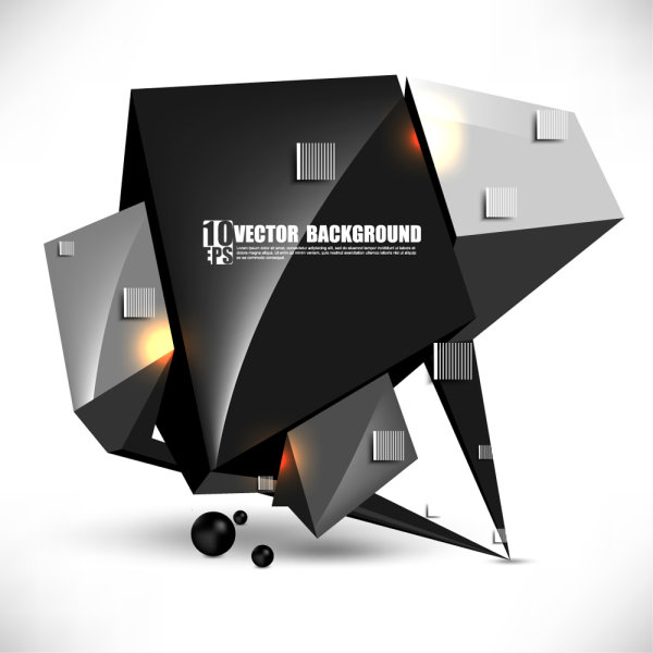 Brilliant sense of technology background 03 - vector material