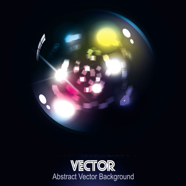 Gorgeous dynamic starlight background vector - 03