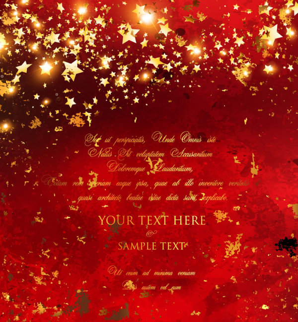 Bright christmas background - vector material