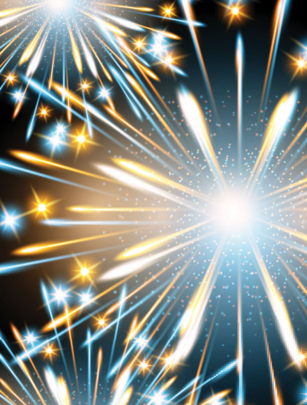 Fireworks effect 03 - vector material
