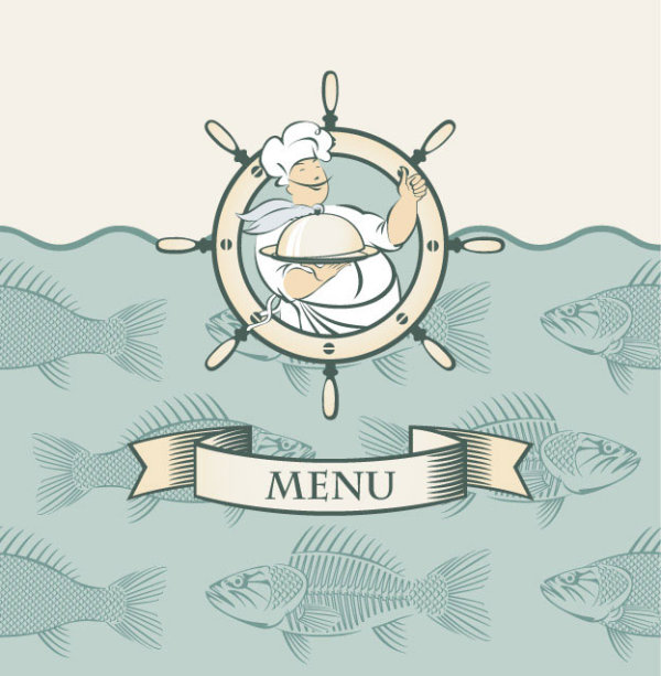 Cartoon Menus 03 - vector material