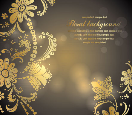 European pattern background 05 - vector material