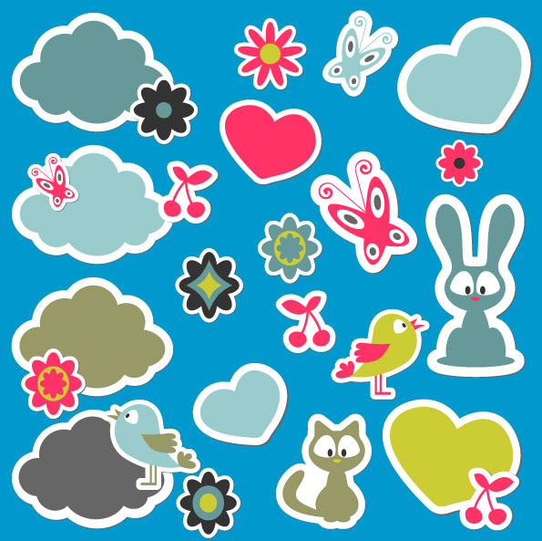 Cute cartoon 04 - Vector