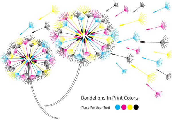 CMYK color 05 - vector material