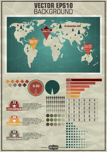 Graphical Data Report 02 - vector material
