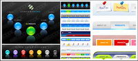 Web Design navigation button