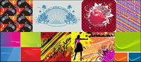 trend design elements vector material