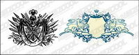 Classical European-style graphics shield material