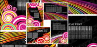 line card template vector