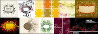fashion pattern vector material