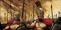 The movie "300" theme vector material
