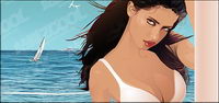 beauty of the sea swimsuit material