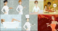 Women vector illustration