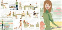 Modern white-collar work-life