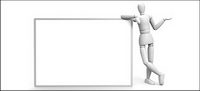 3D Image puppet who bulletin board material