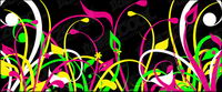 The grass color vector material