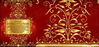 Gorgeous gold lace pattern