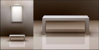 Hall chair picture frame material