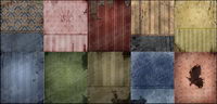 Continental dilapidated walls wallpaper picture material-1