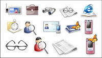 Exquisite commercial icon vector material-3