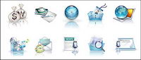 Beautiful vista style icons vector material-1