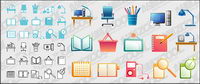 Simple vector icon female color material-1