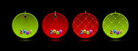 Christmas 2009 Vector tag material