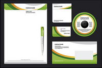 Easy enterprise VI template vector material
