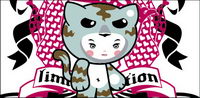 Cute Cartoon T-shirt design Vector material