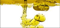 Yellow liquid picture material