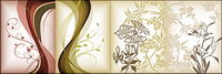 flower pattern vector material